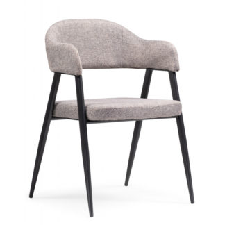 Стул на металлокаркасе Twin gray / black