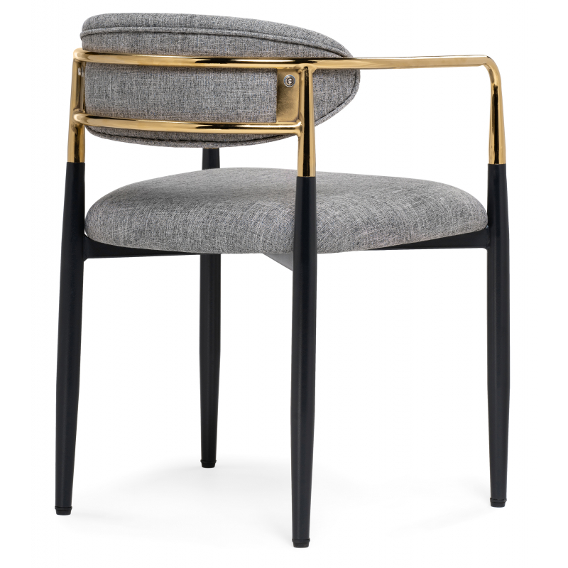 Кресло Lord gray / black / gold — изображение 2