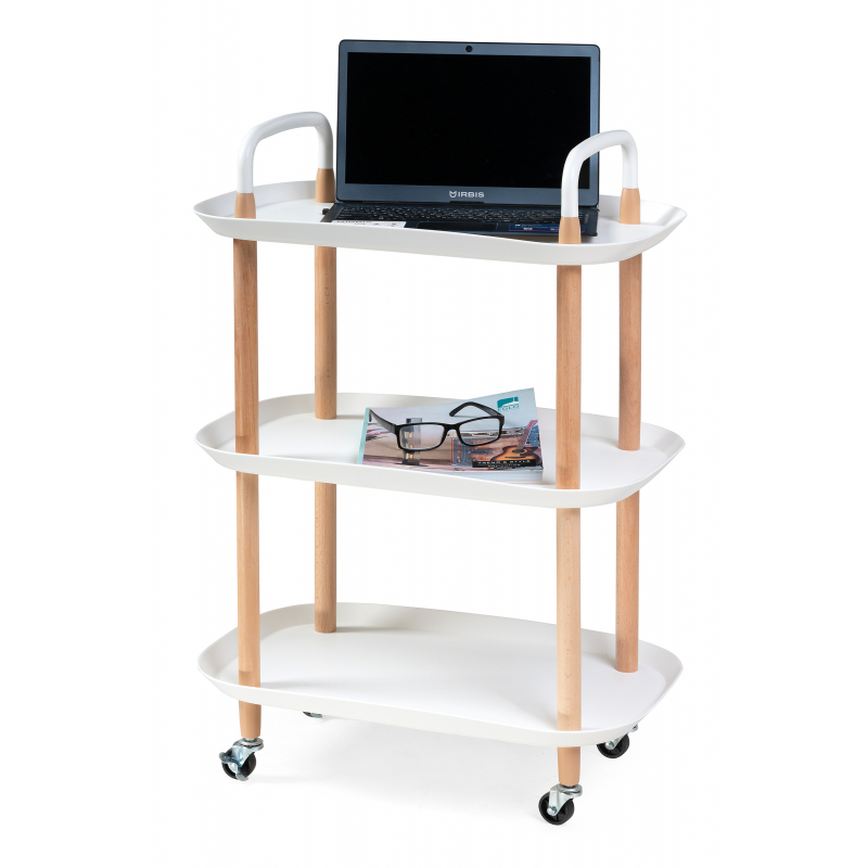 Сервировочный столик Case 56х35х82 white — изображение 3