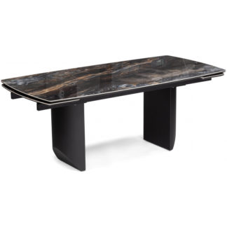Керамический стол Маре 200(260)х100х77 neodom titanium lawa nero / черный